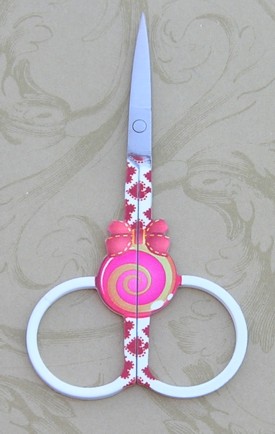 Special Collection White Pink Candy Lollipop D2 Scissors